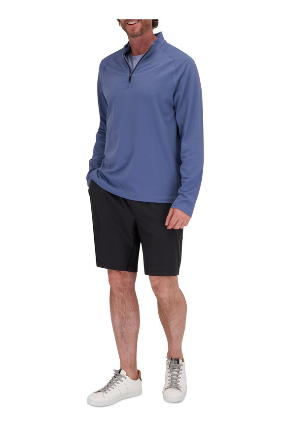 Rhone Apparel - Session Ocean Blue Quarter Zip Pullover