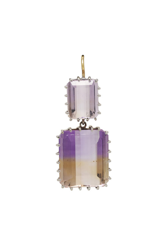 Renee Lewis - Antique Ametrine Earrings