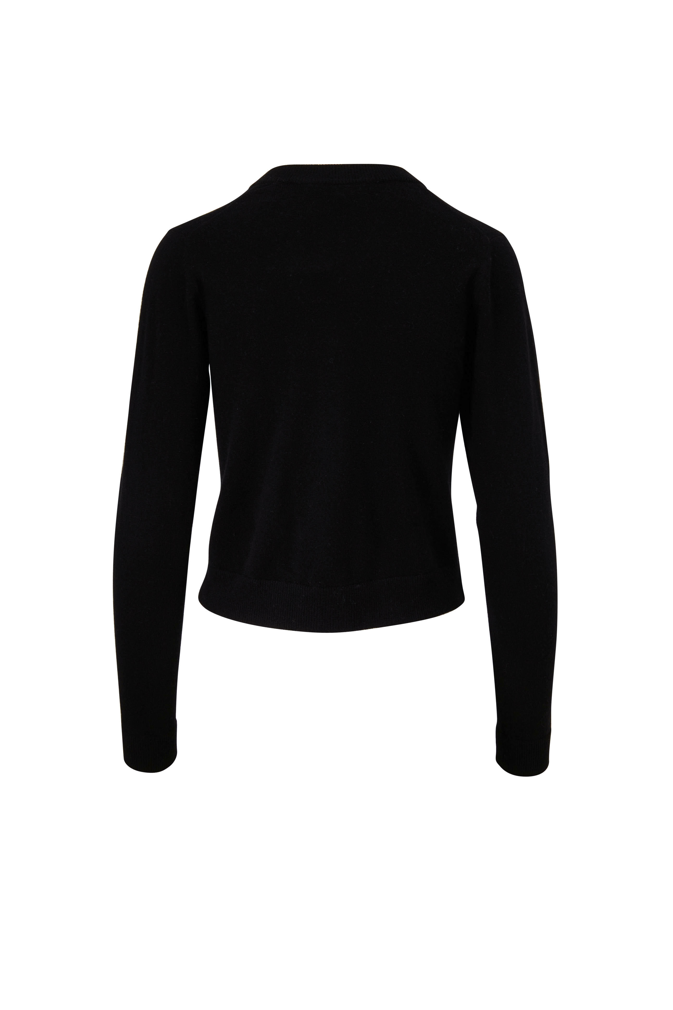 Vince - Black Cashmere Button Front Cardigan | Mitchell Stores