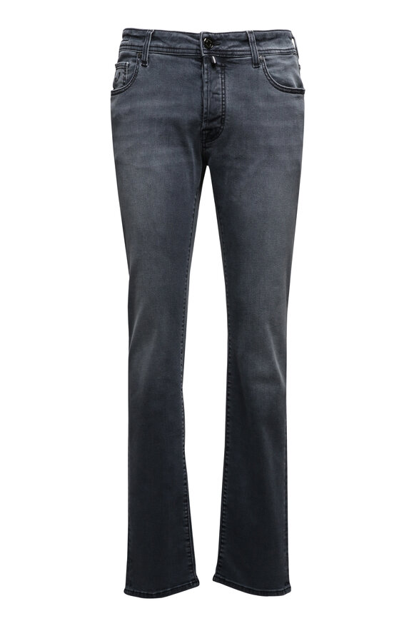 Jacob Cohen  Bard Dark Gray Super Stretch Denim Jean
