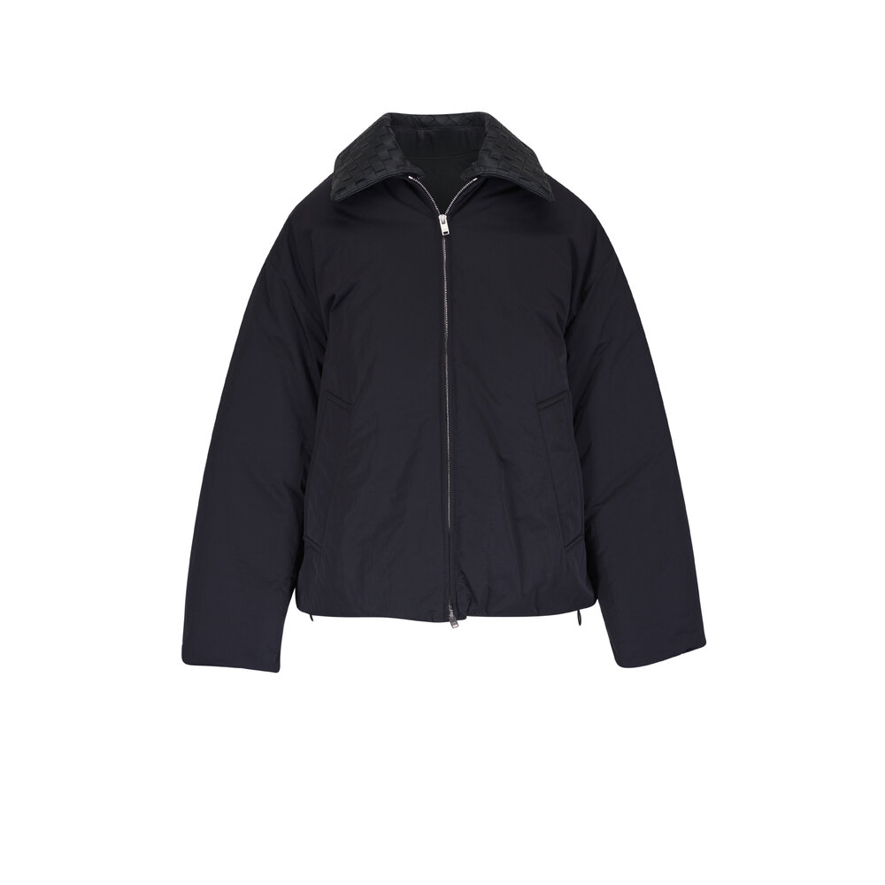 コート BOTTEGA VENETA Black Jersey Coat Bottega Veneta - Black Trench Coat | Mitchell Stores