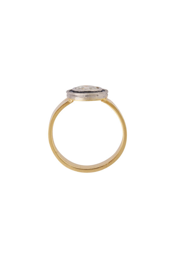 Renee Lewis Sapphire & Diamond Ring - view 2