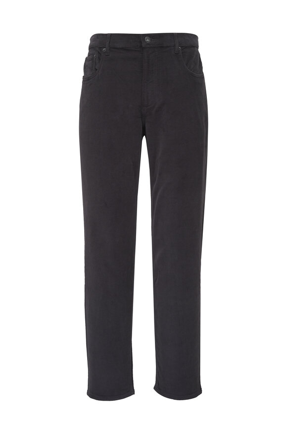Faherty Brand Washed Charcoal Stretch Terry Corduroy Pant