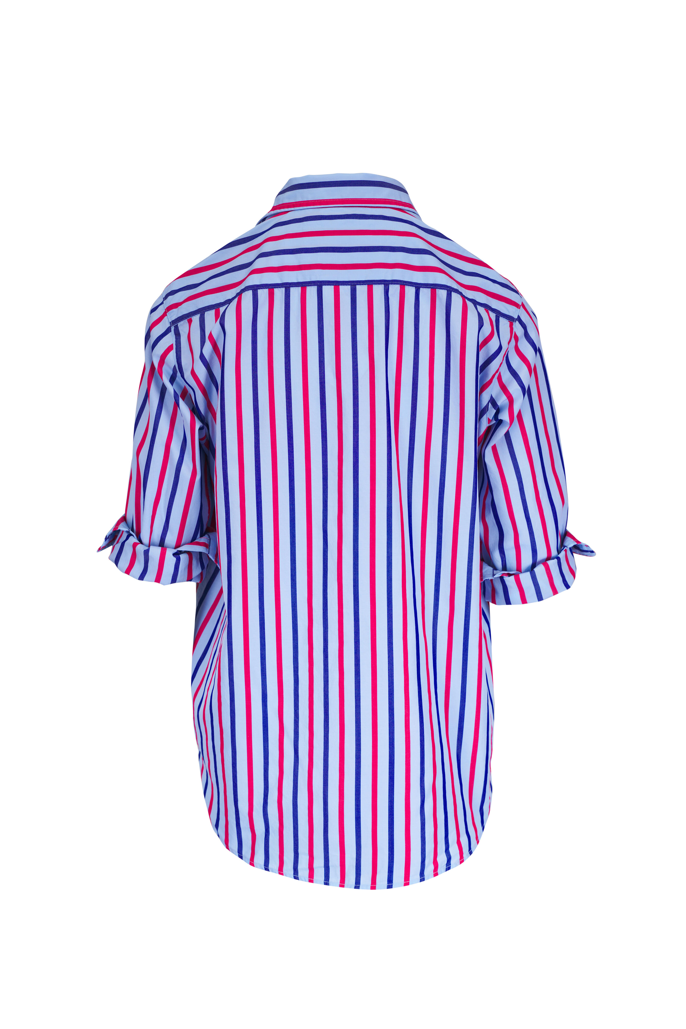 Frank & Eileen - Eileen Blue Multicolor Relaxed Button-Up Shirt