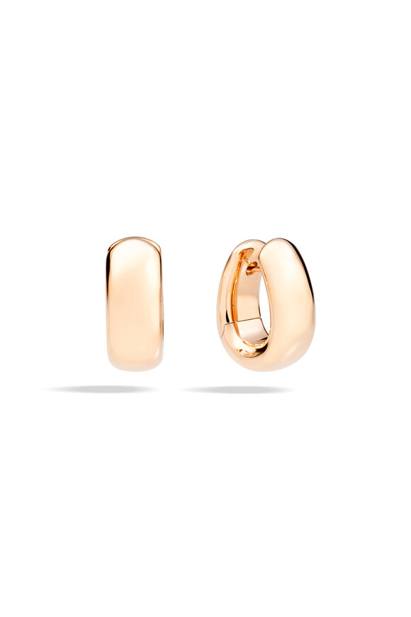 Pomellato Rose Gold Iconica Bold Hoops