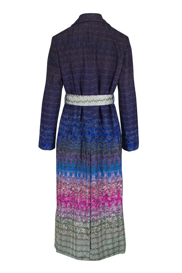 Missoni Multicolor Sequin Long Coat - view 2