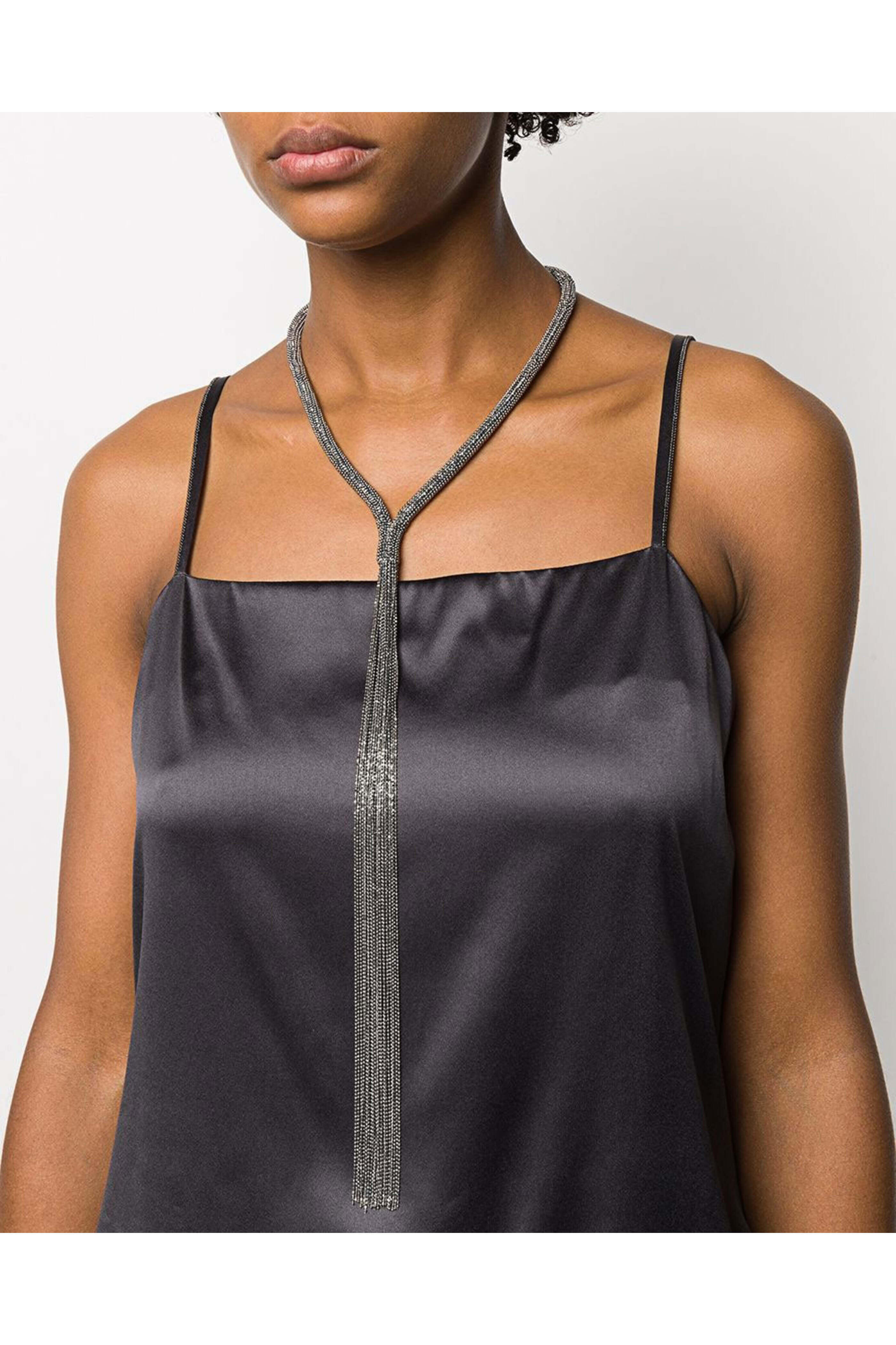 Brunello Cucinelli - Micro Bead Tassel Necklace