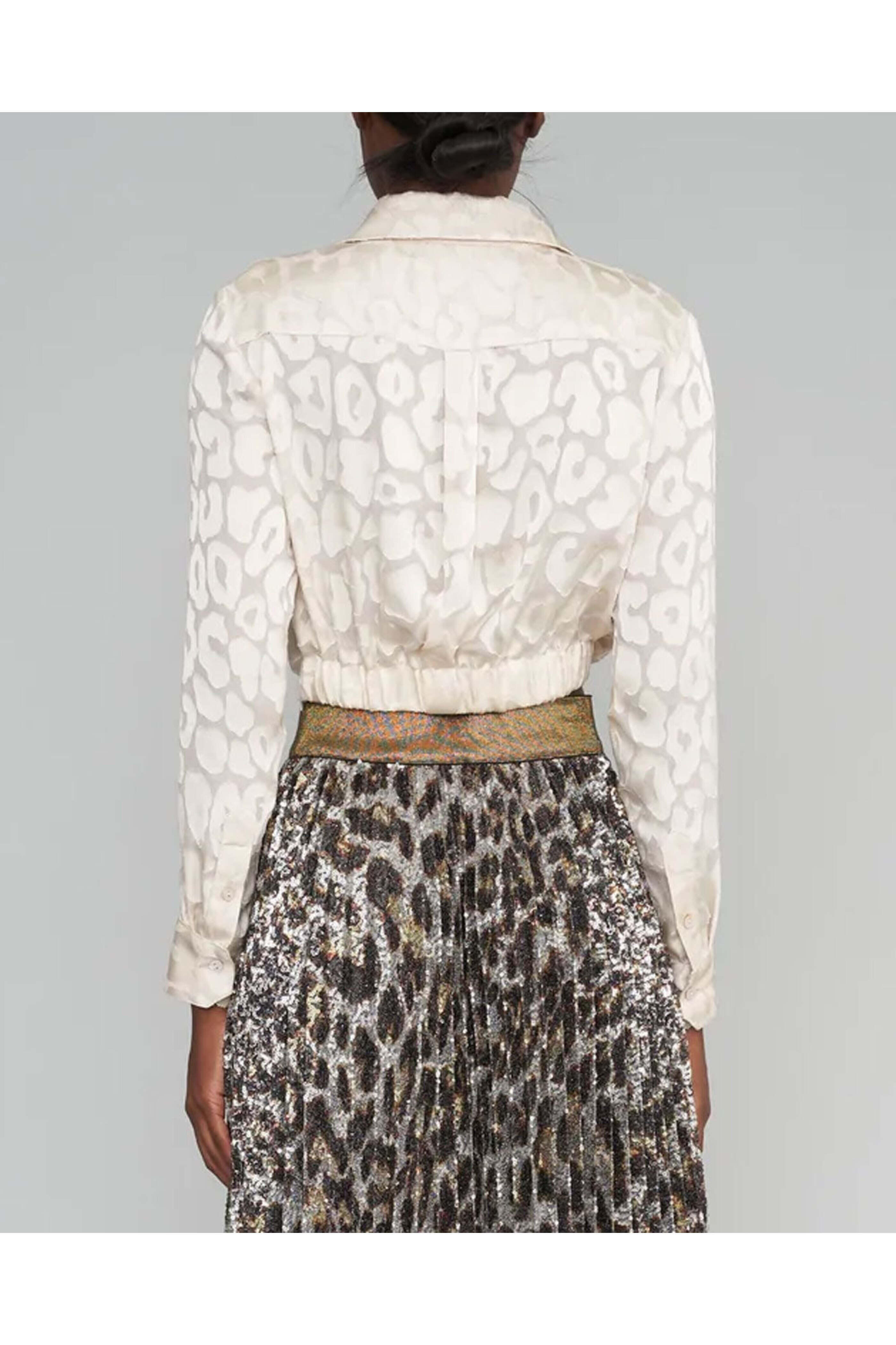 Le Superbe - Snow Leopard Sunset Tower Tuck Shirt