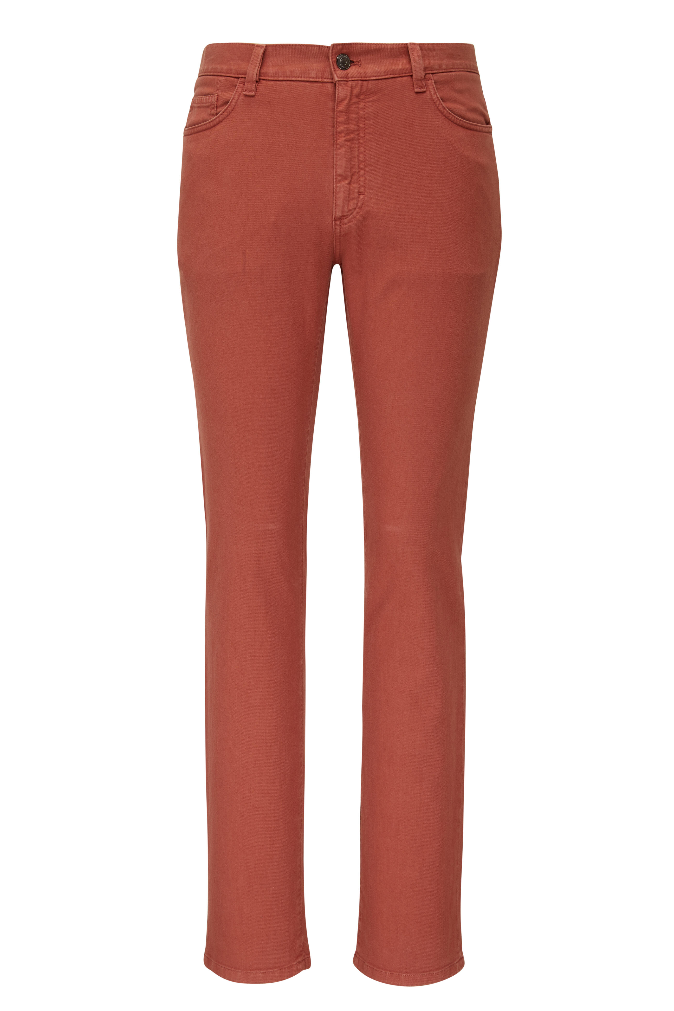 Zegna - Ganx Rust Five Pocket Pant | Mitchell Stores