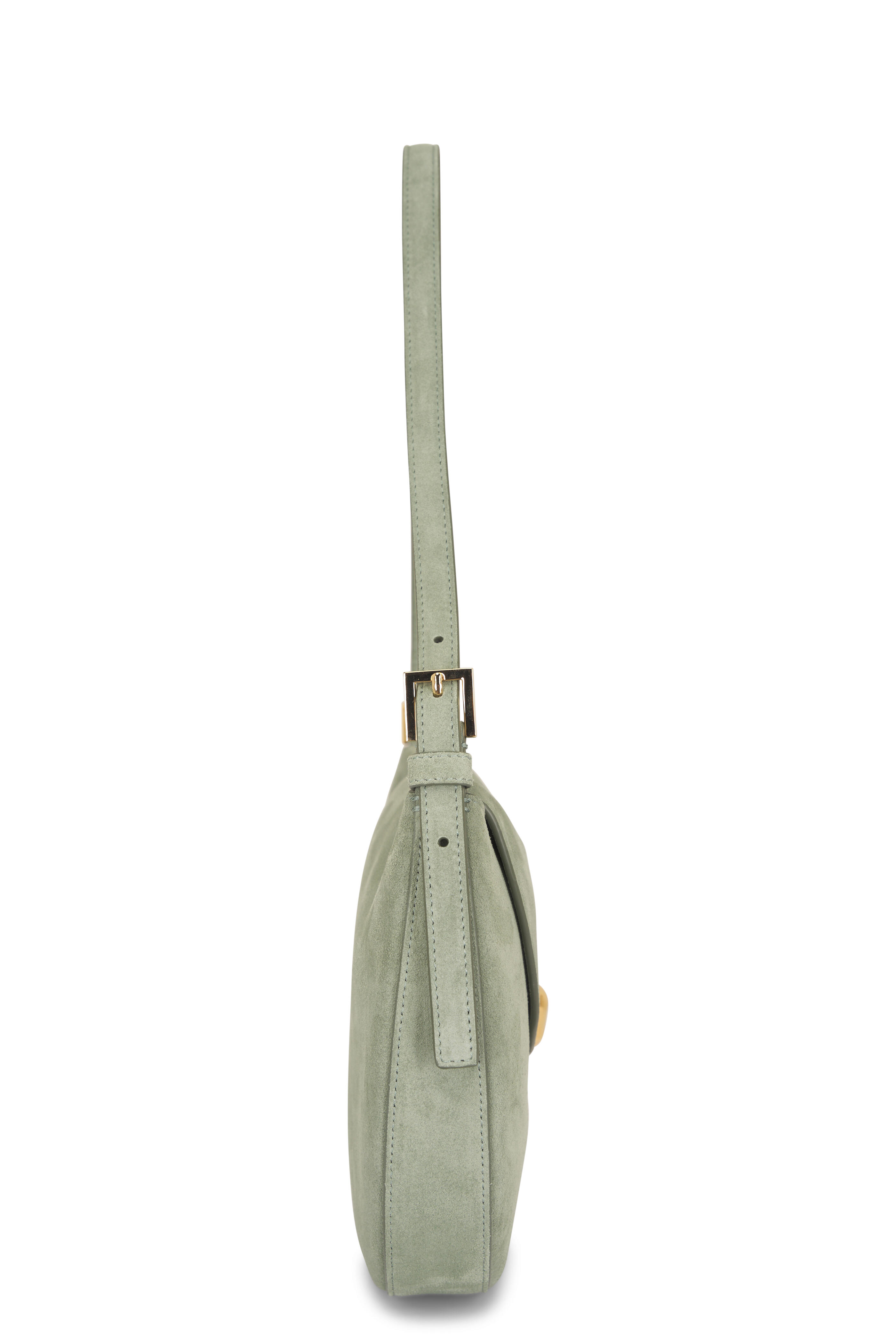 Savette - Small Tondo Cactus Suede Hobo - view 4