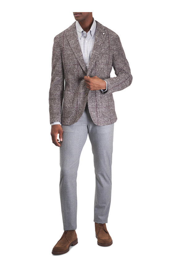 Marco Pescarolo Light Gray Cashmere Five Pocket Pant - view 2