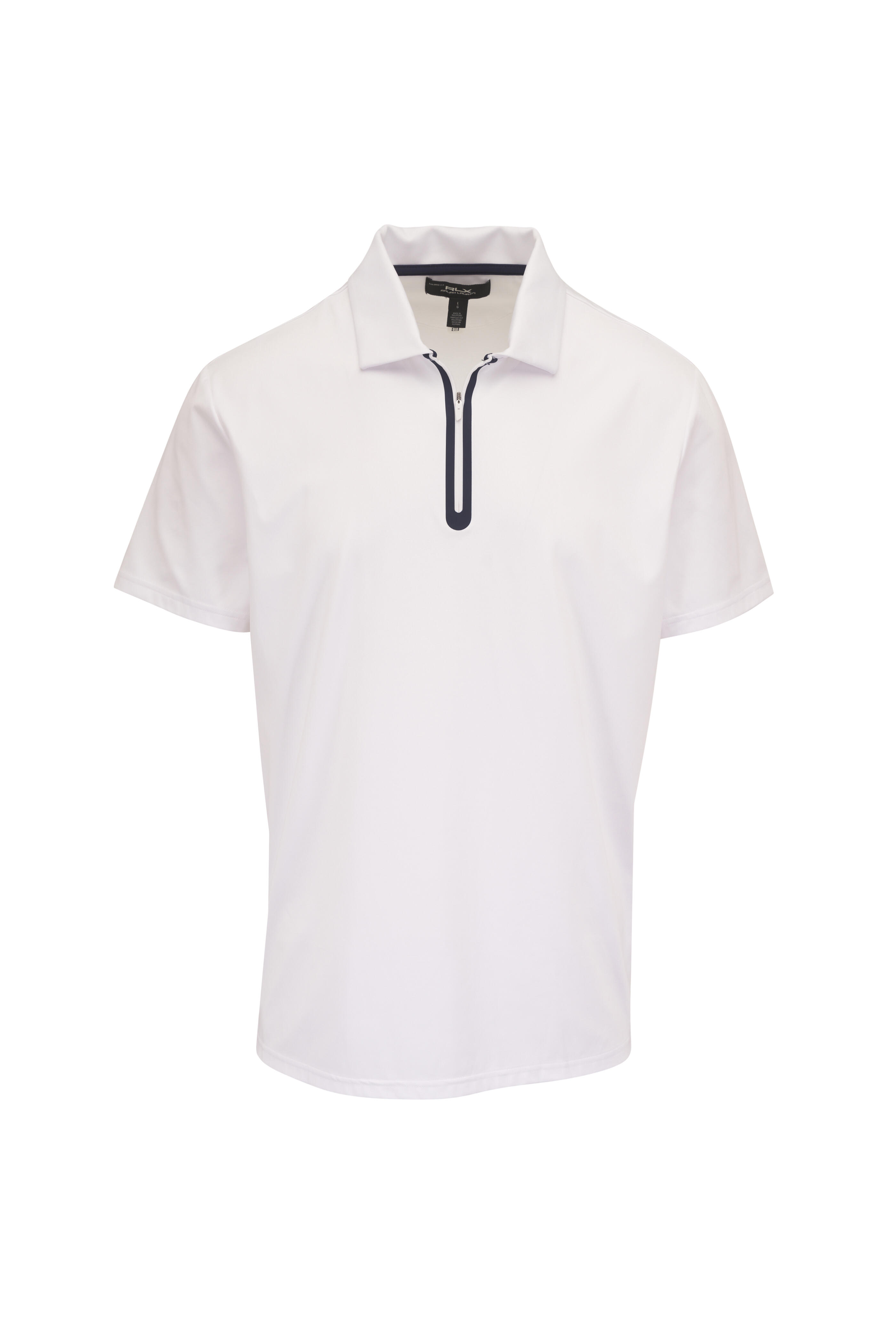 RLX Ralph Lauren - White Tech Jersey Quarter Zip Polo - view 1