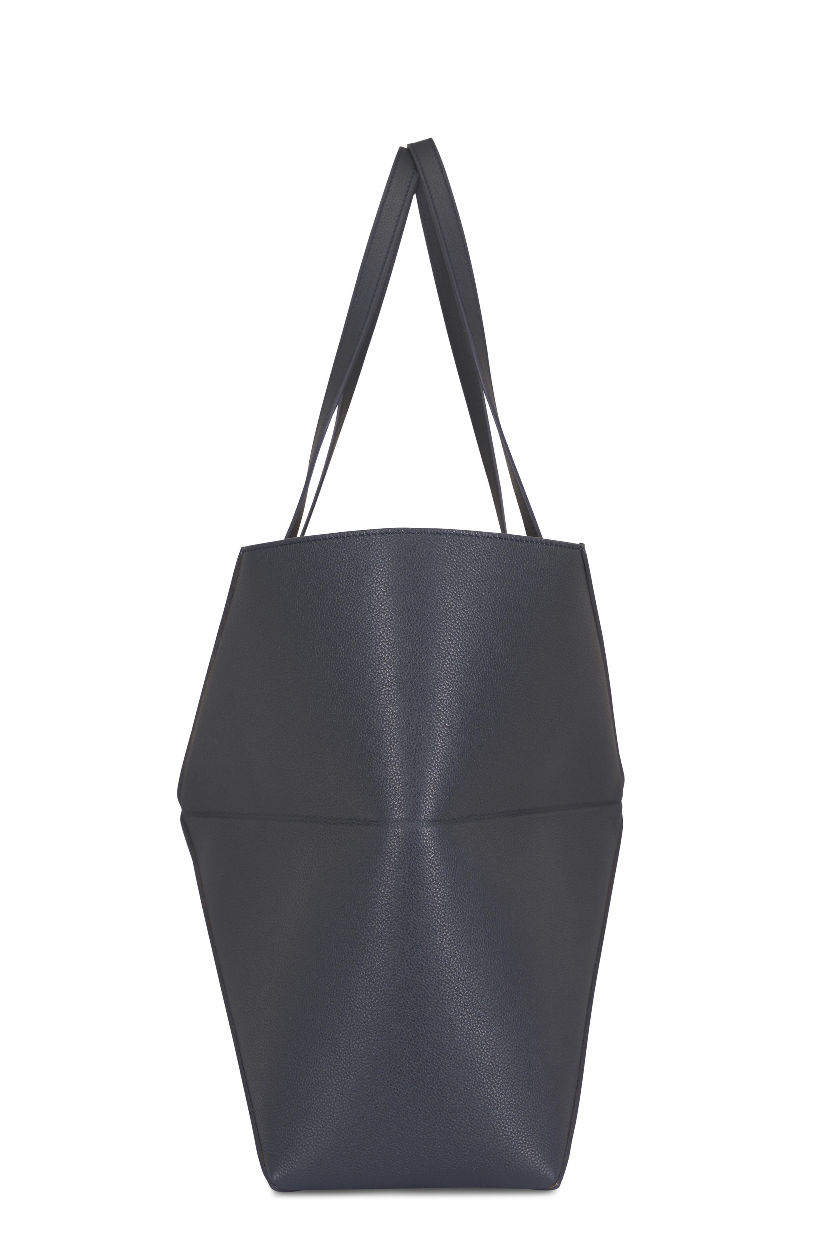 Loewe - Large Horizontal Puzzle Fold Deep Navy Tote - view 3