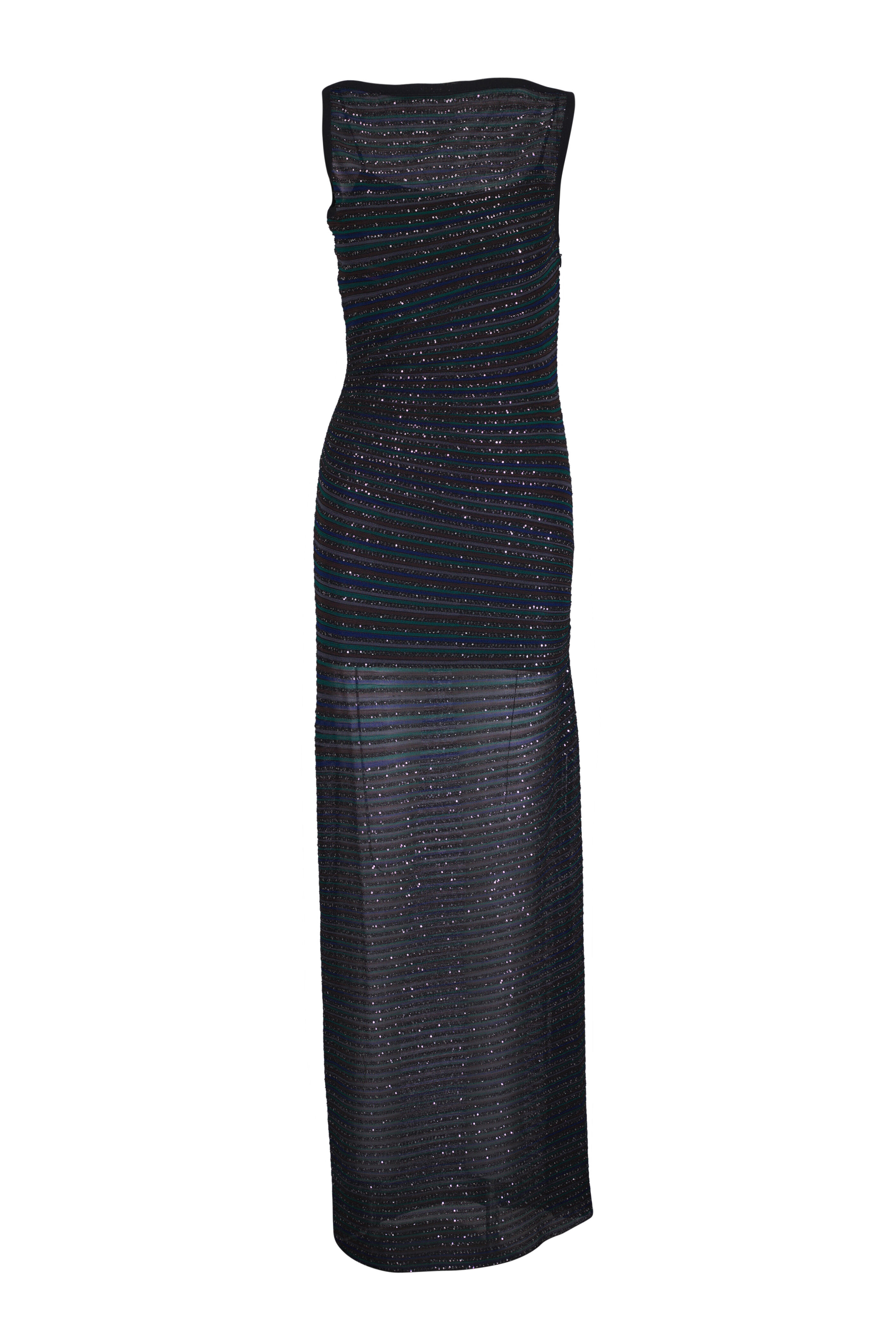 Missoni - Multicolor Semi Sheer Maxi Dress