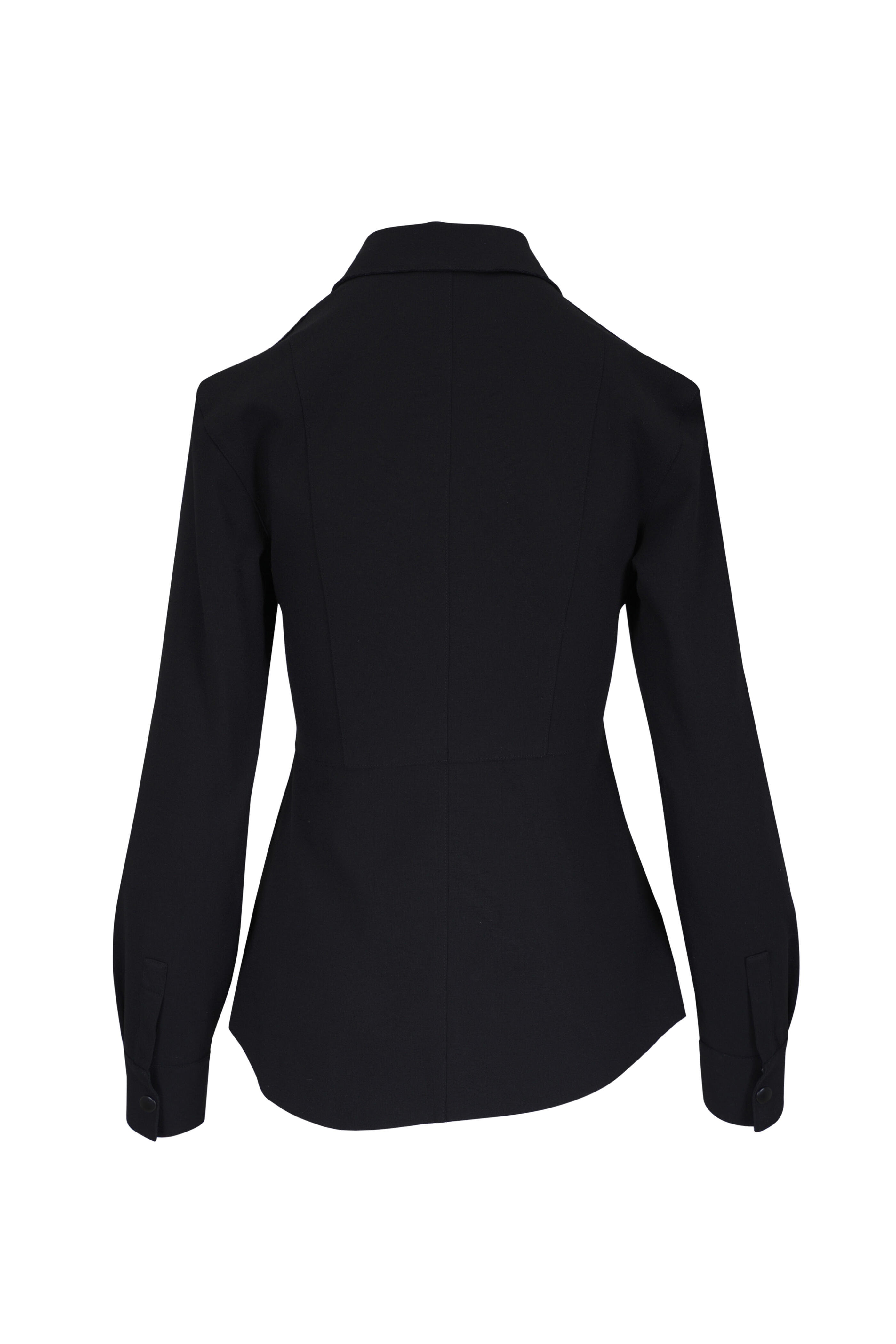 Akris Punto - Black Cinched Waist Shirt