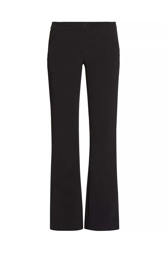 Saint Laurent - Black Velvet Wide Leg Pant | Mitchell Stores