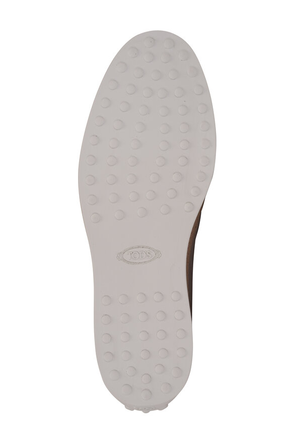 Tod's Sand Leather Espadrille Loafer - view 4