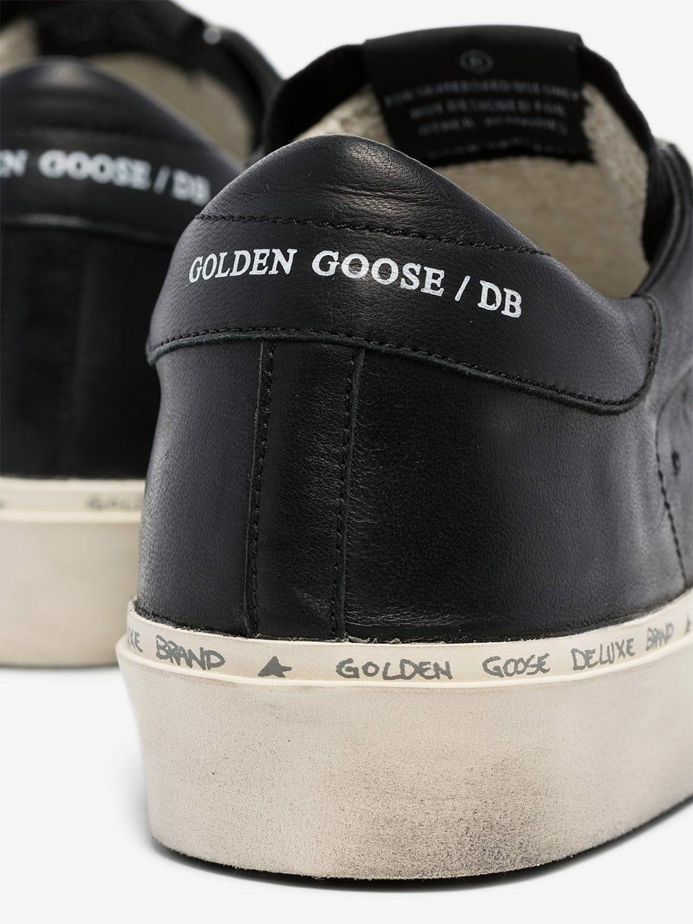 Golden Goose - Hi Star Black Leather Low Top Sneaker