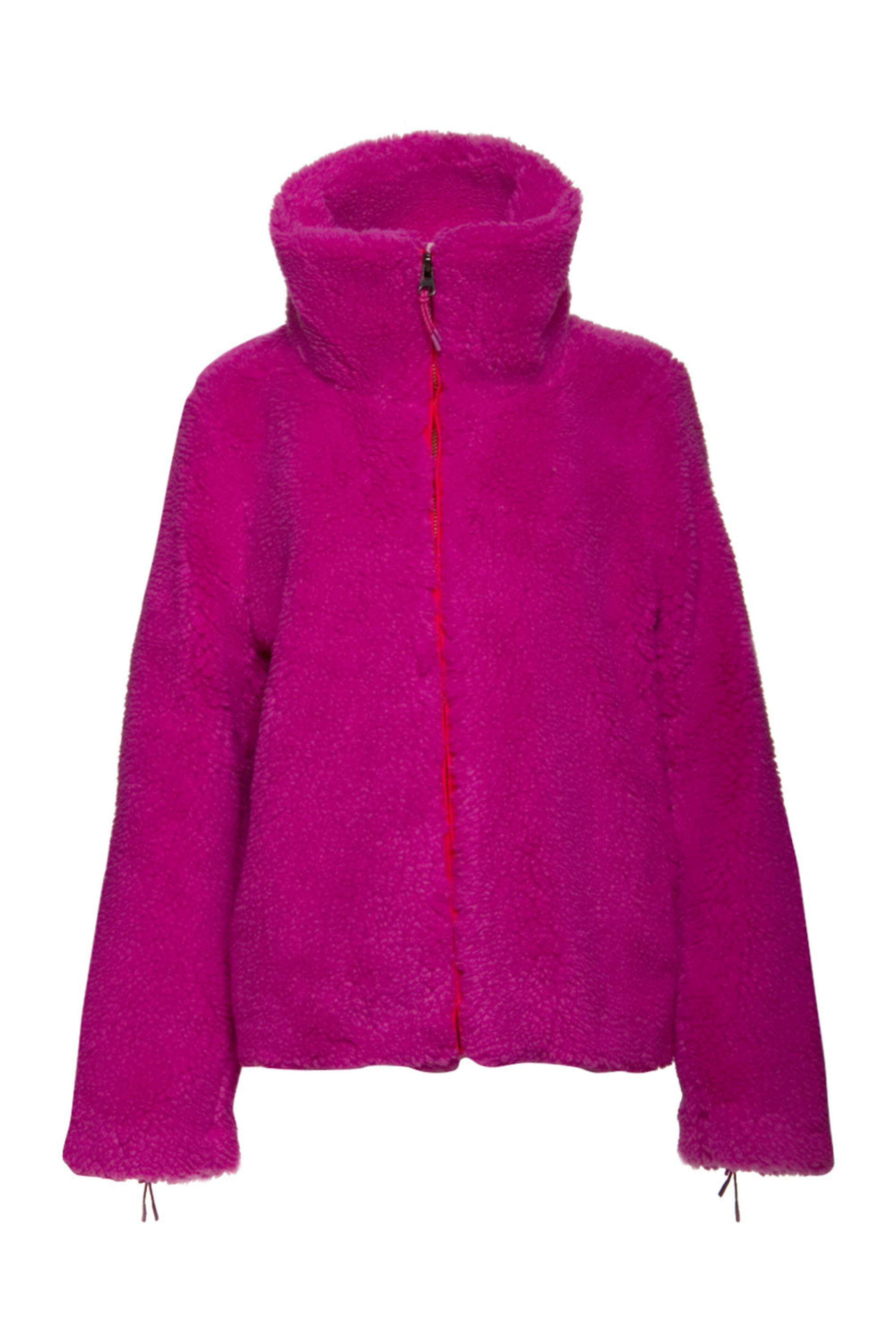 Apparis - Strawberry Vegan Shearling Zip Tamika Jacket