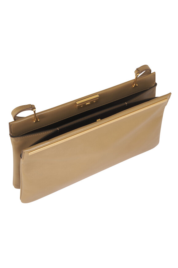 The Row Elise Mustard Leather Top Handle Bag - view 4