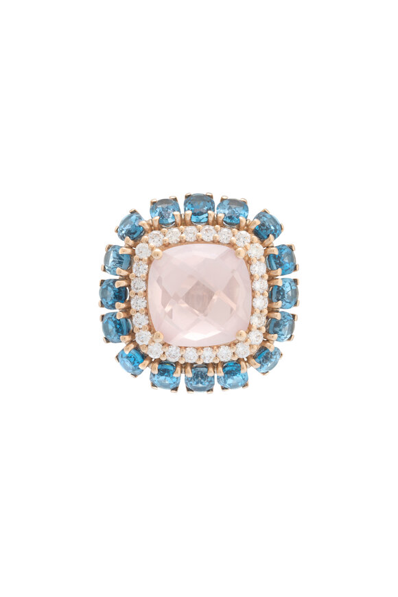 Miseno - Procida Diamond Topaz & Quartz Ring