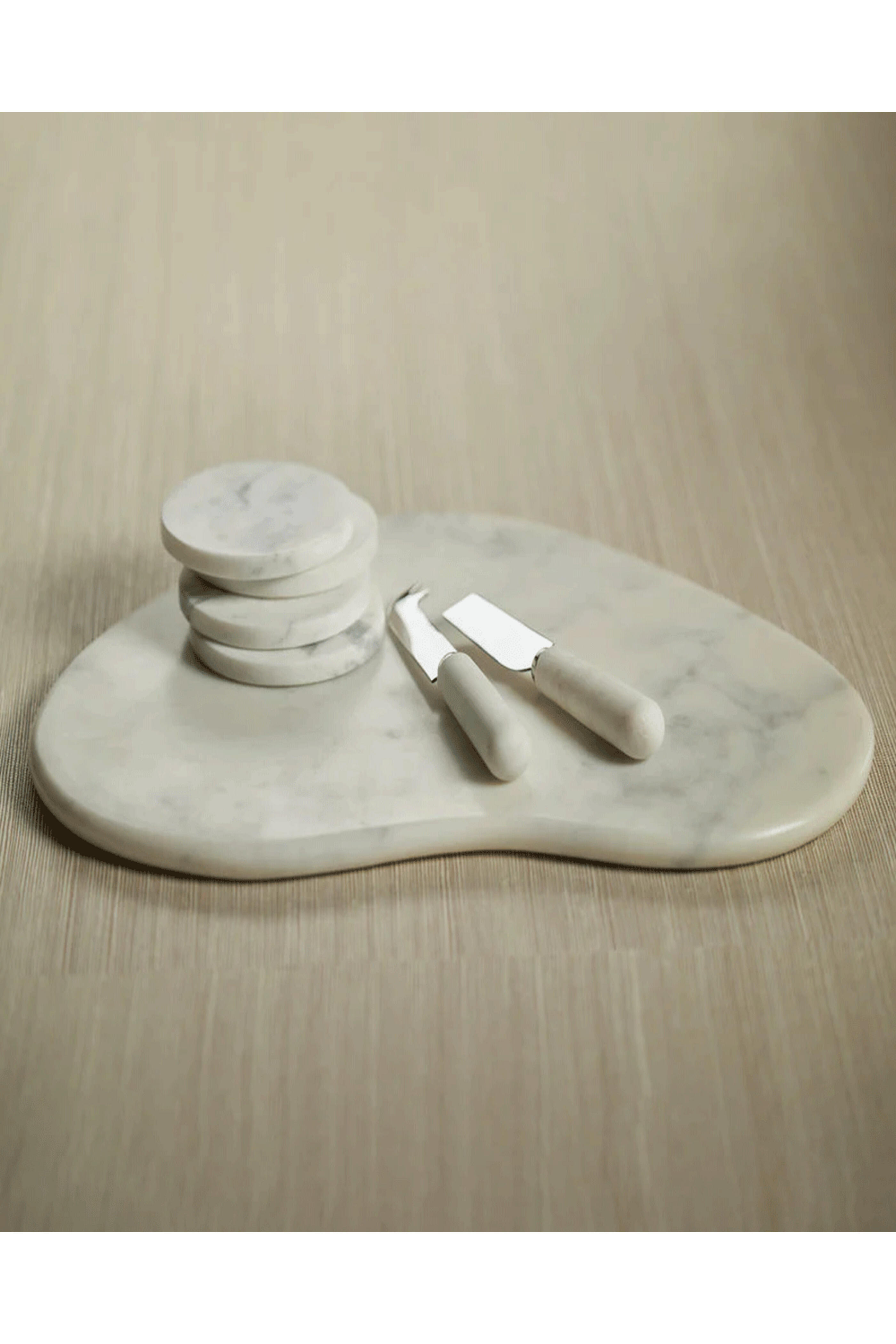 Zodax - Soho Curved Marble Cheese Board - view 2