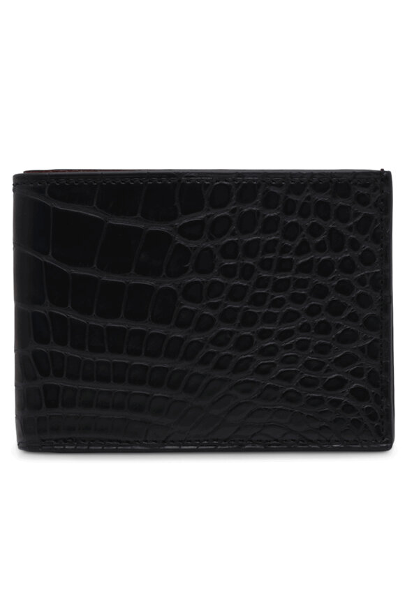 The Luxe Group, Llc Dba L.e.n Black Bifold Wallet