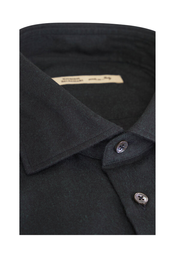 Maurizio Baldassari Forest Green Sport Shirt - view 2