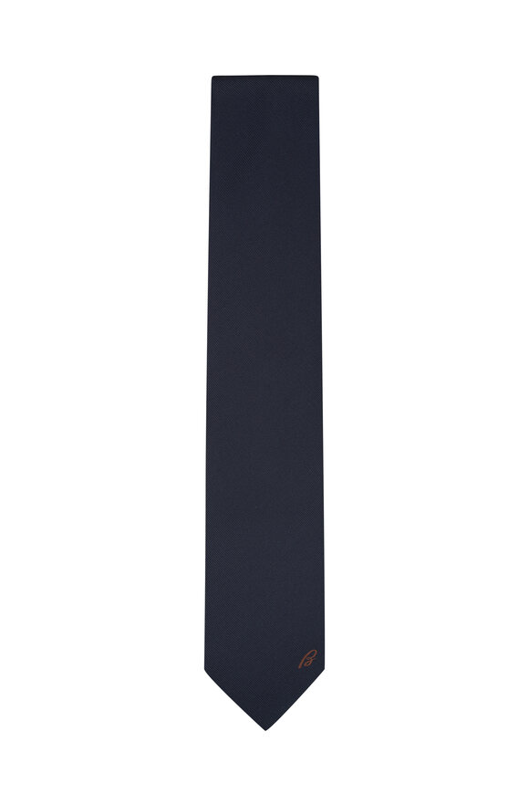 Brioni Midnight Silk Necktie