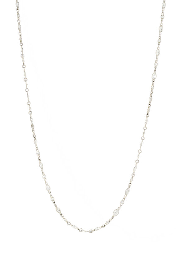 Kwiat - Platinum Diamond String Necklace