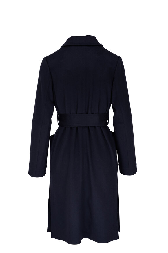 Kiton - Navy Cashmere Overcoat