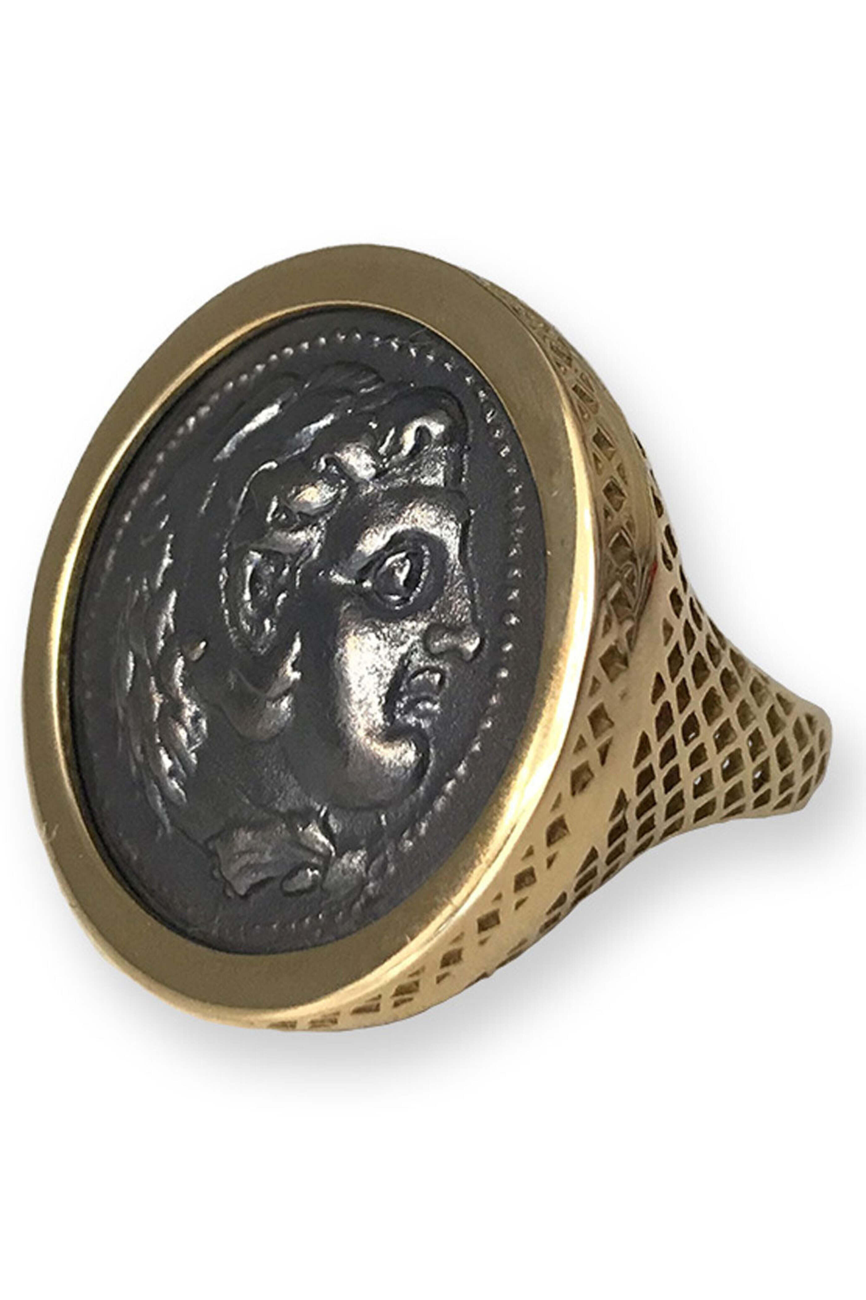 Ray Griffiths - Alexander The Great Crownwork Coin Ring