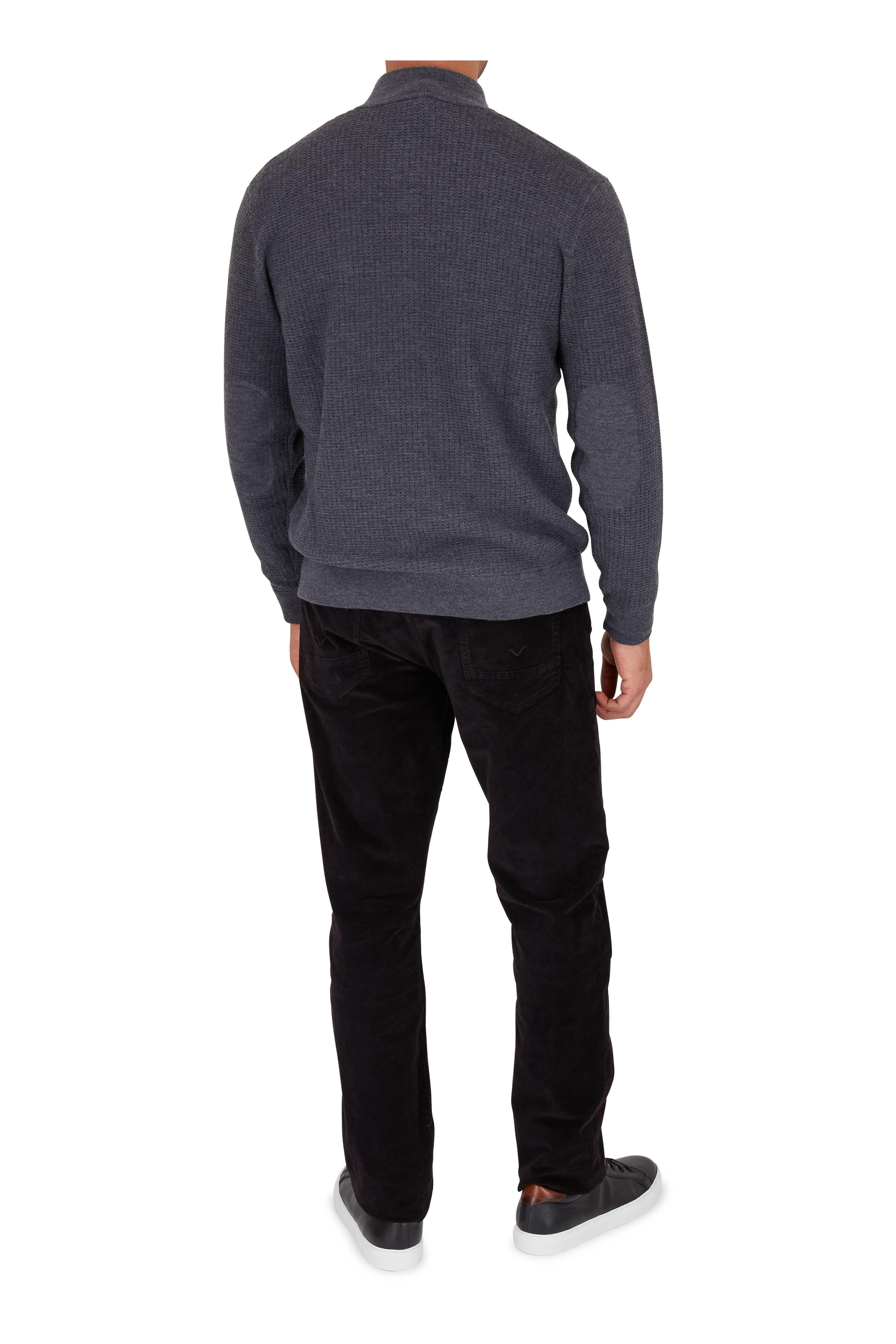 Hudson - Blake Black Slim Straight Corduroy Jean