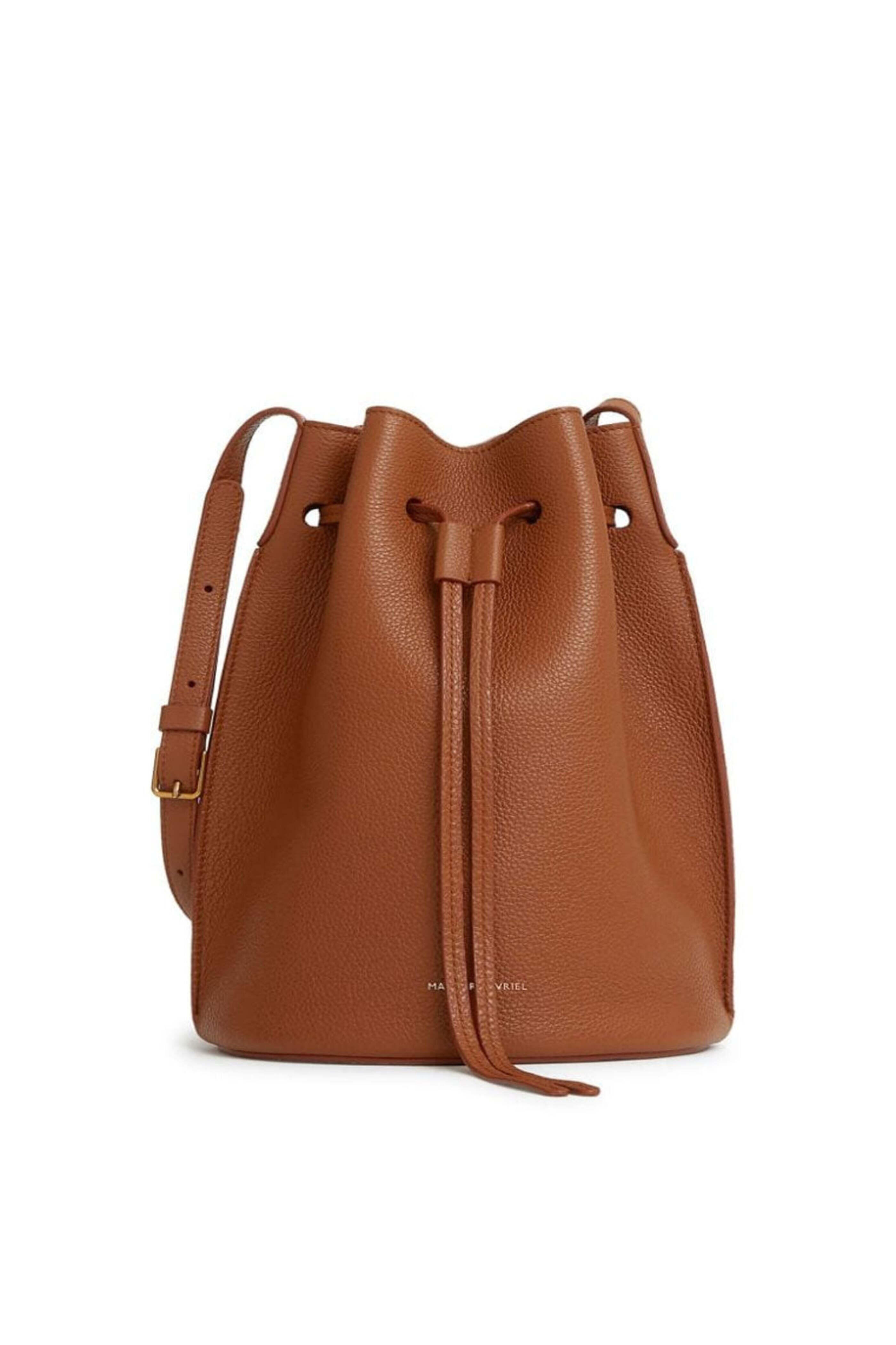 Mansur Gavriel - Champagne Bucket Bag in Hazelnut