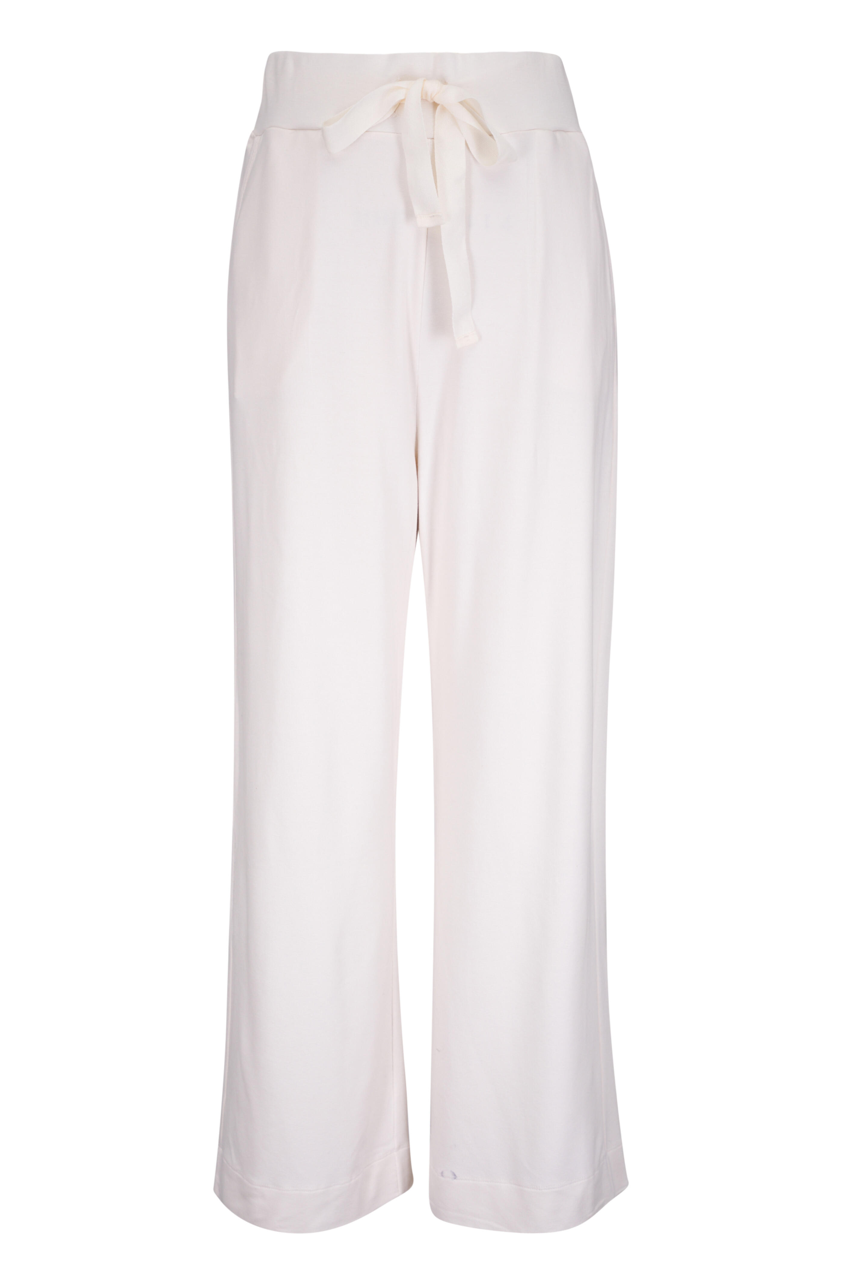 Majestic - French Terry Cream Wide Leg Pant | Mitchell Stores