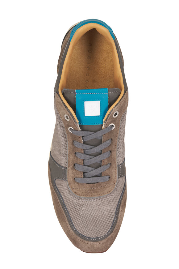 Rubirosa Joan Gray & Brown Suede Sneaker - view 4