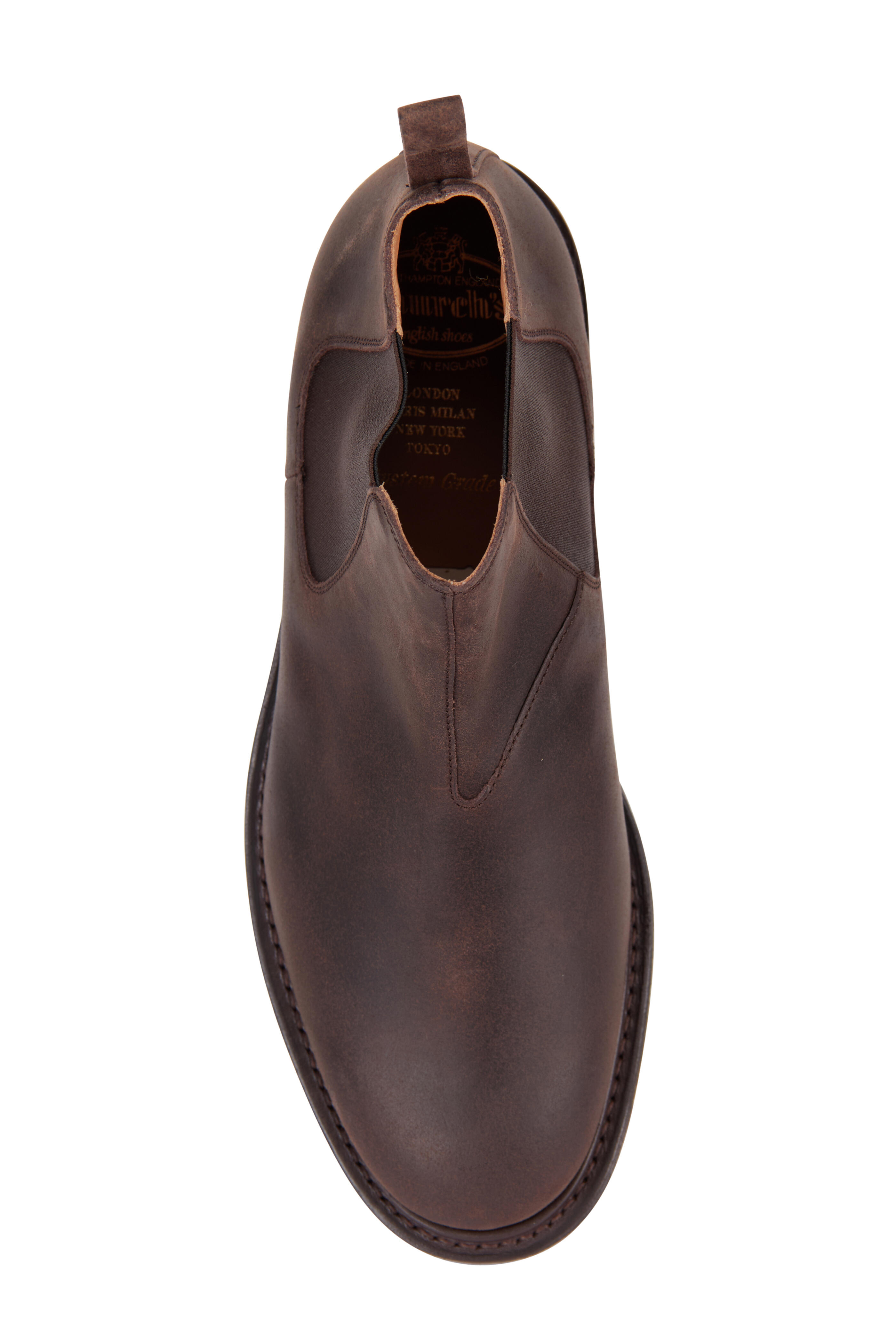 Church's - Saenfiled 2R 2.0 Dark Brown Waxed Suede Boot - view 3