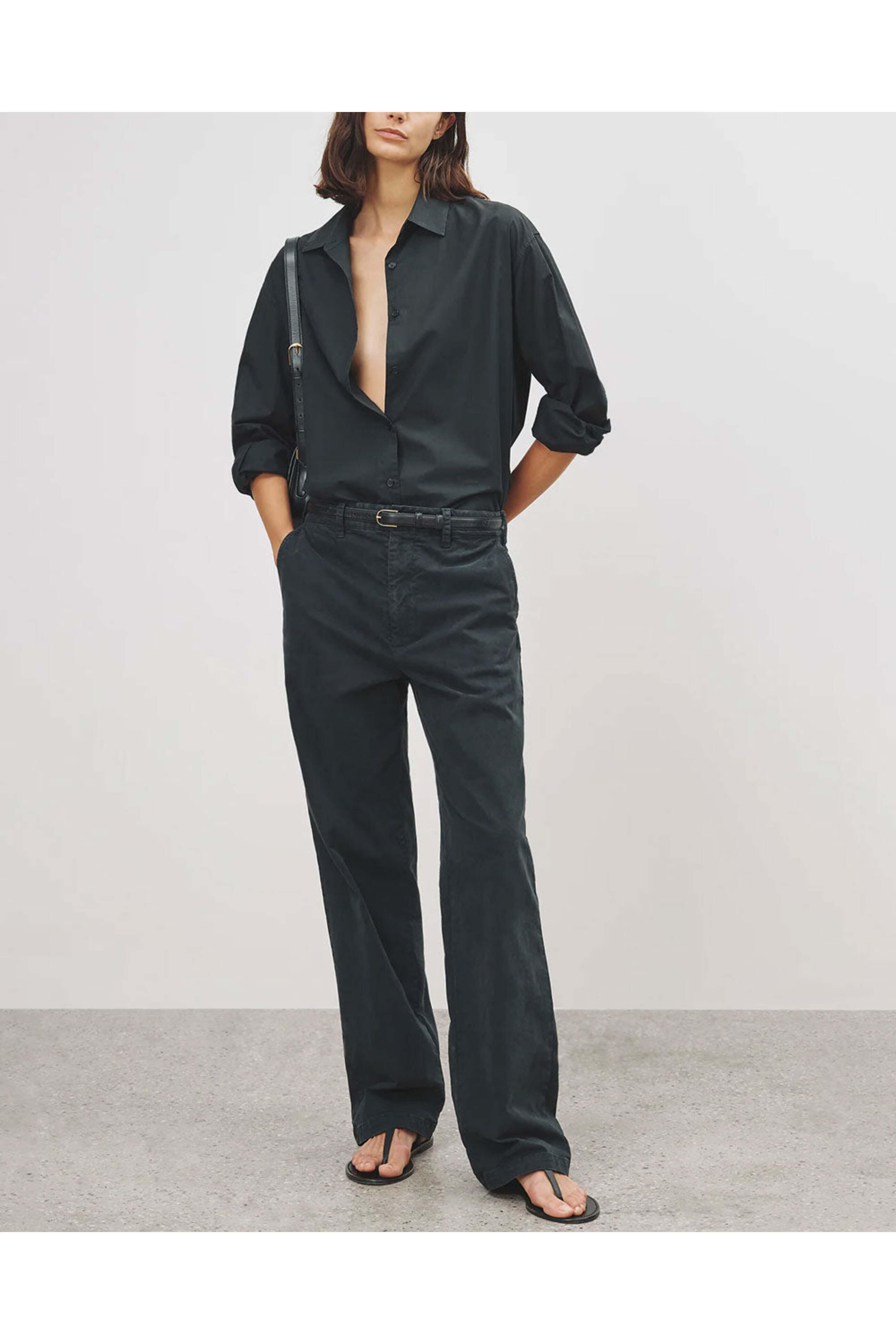 Nili Lotan - Navy Eliot Boy Pants