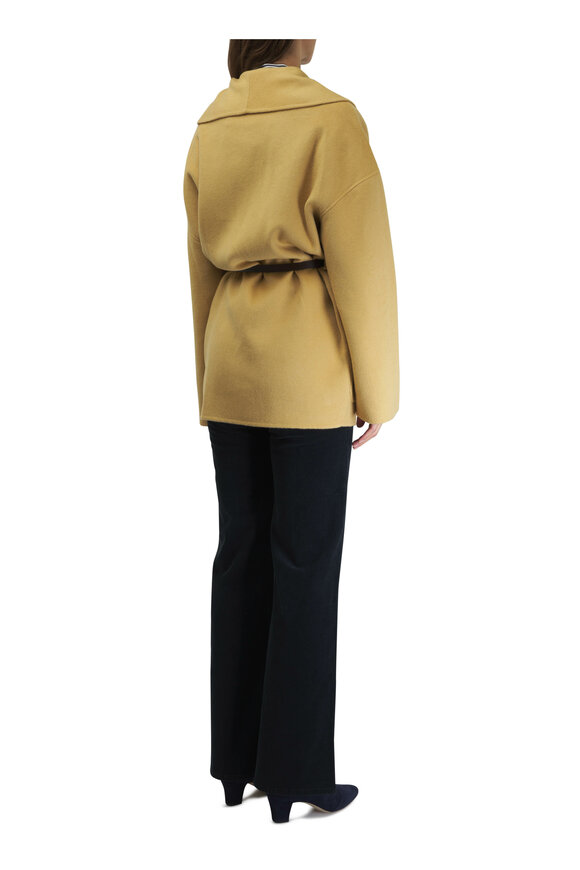 Odeeh - Biscuit Double Faced Wool & Cashmere Jacket