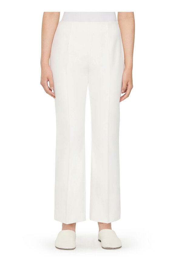Lafayette 148 New York Vesey Sea Salt Techno Stretch Flare Ankle Pant - view 2