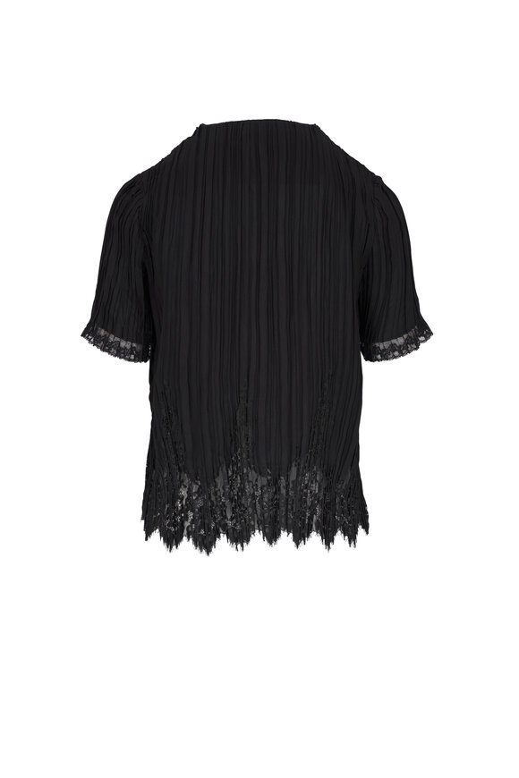 Zimmermann - Black Pleated Top