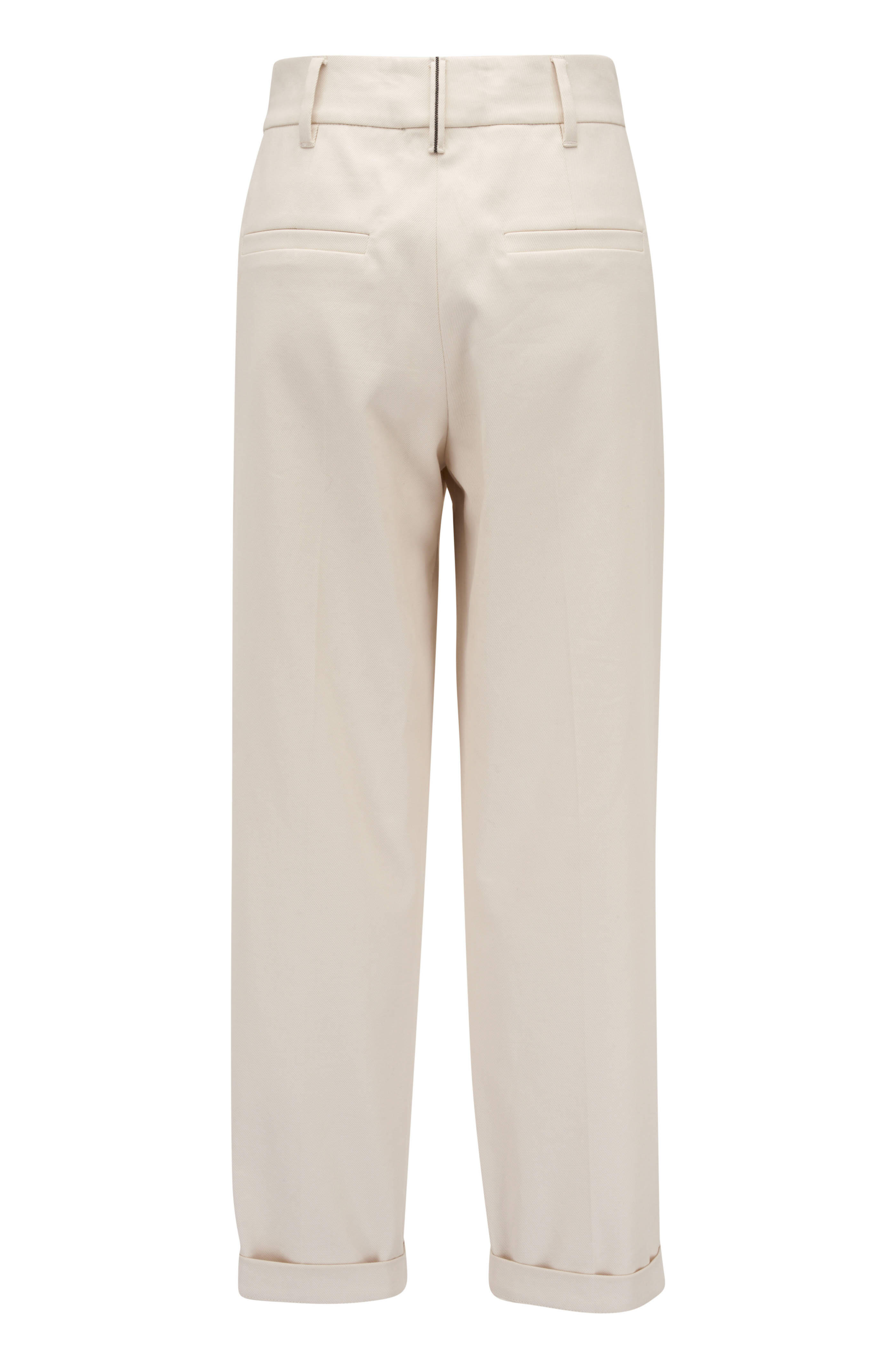 Brunello Cucinelli - Moon Dust Front Seam Pant | Mitchell Stores