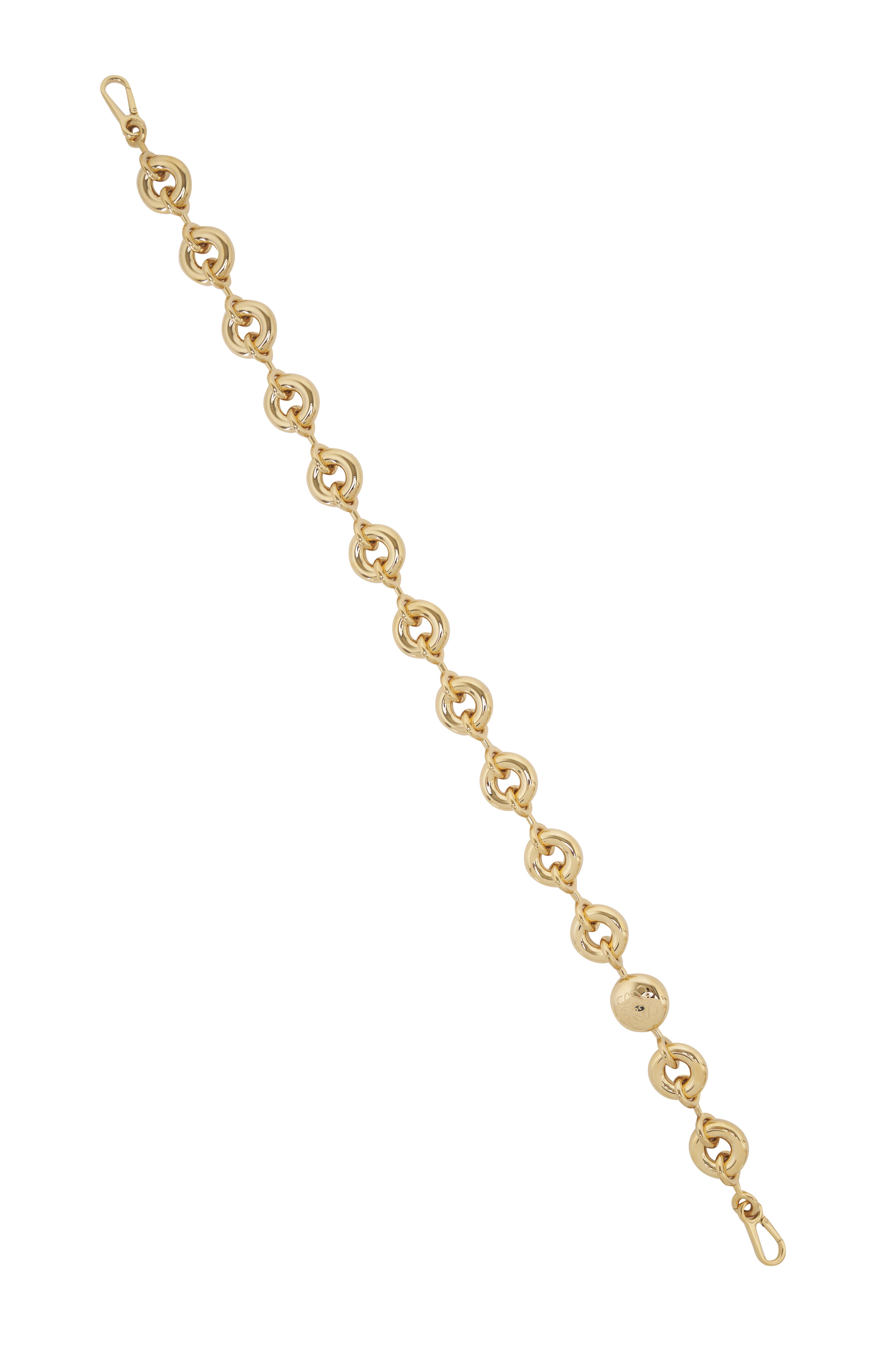 Loewe - Gold Tone Chunky Donut Chain Strap | Mitchell Stores