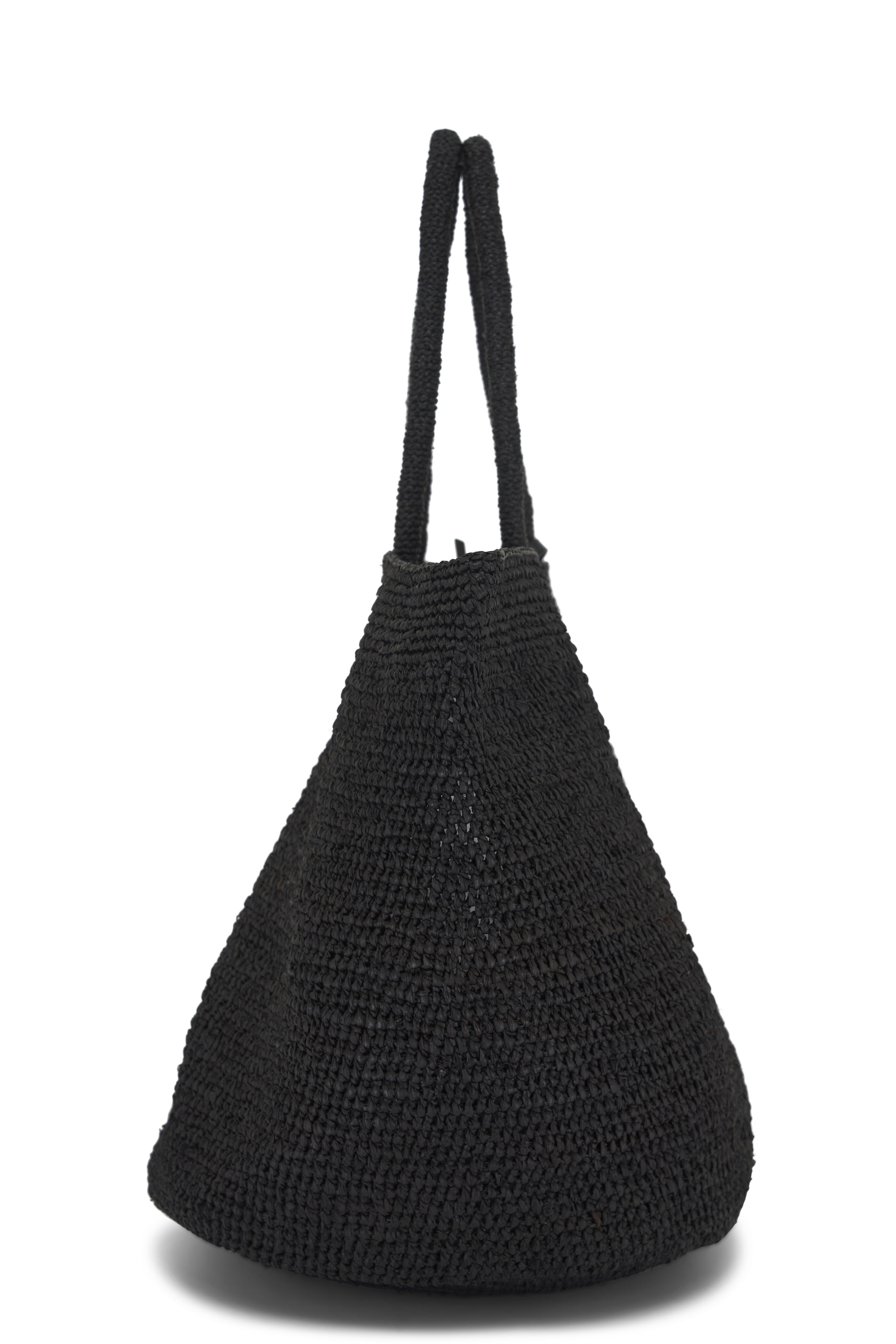 The Row - Oregon Black Raffia Tote Bag | Mitchell Stores