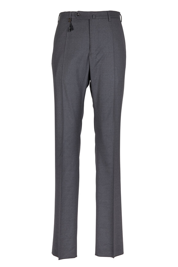 Incotex - Benson Dark Gray Tropical Wool Pant