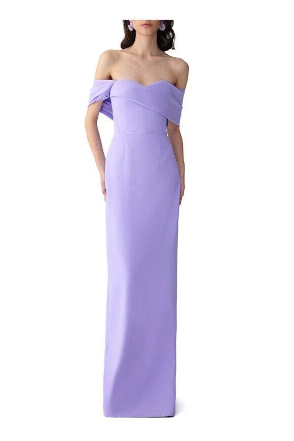 Carolina Herrera Sofia Violeta Off-The-Shoulder Gown - view 2