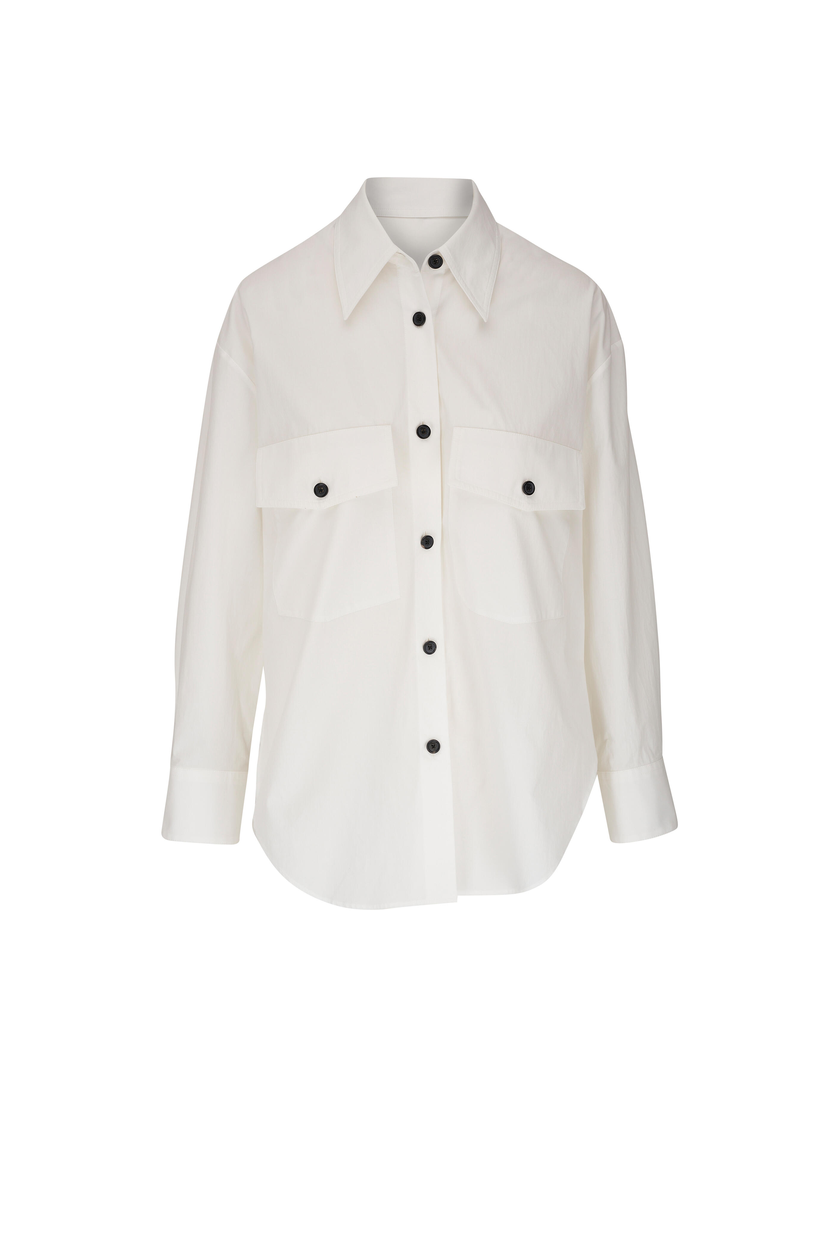 Khaite - Mahmet White Cotton Top | Mitchell Stores