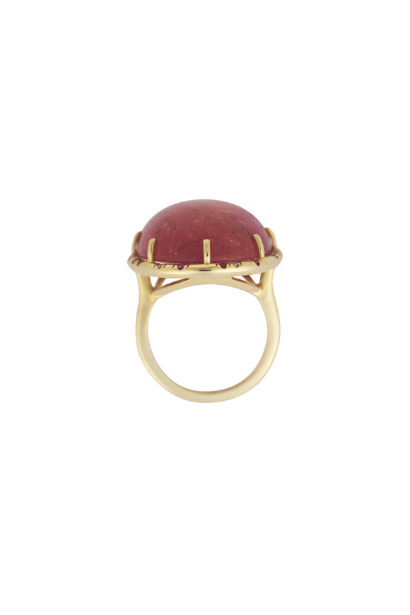 Lauren K Pink Tourmaline Sprinkle Ring - view 2