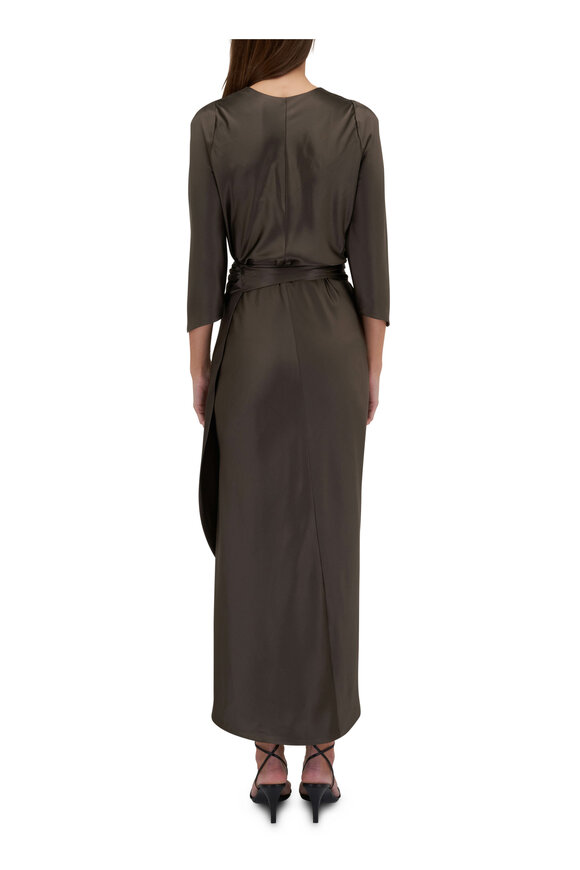 Peter Cohen - Sleeve Sign Ivy Silk Wrap Dress