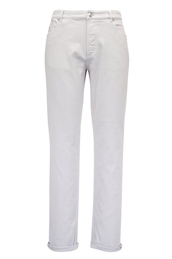デニム・ジーパン BRUNELLO CUCINELLI Brunello Cucinelli Jeans White Men's jeans - Luxury denim collection | Brunello Cucinelli